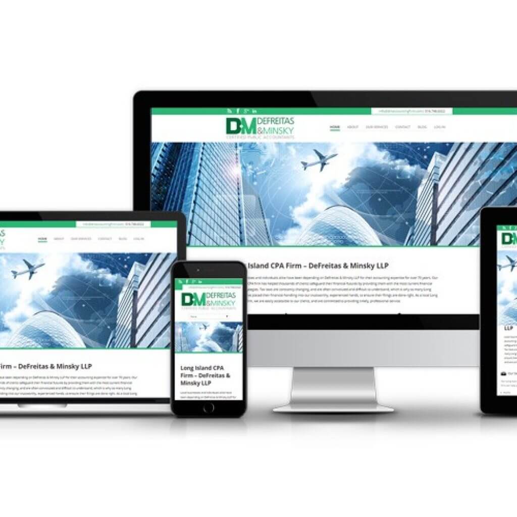 Defreitas Minsky Responsive Web Design Mockups