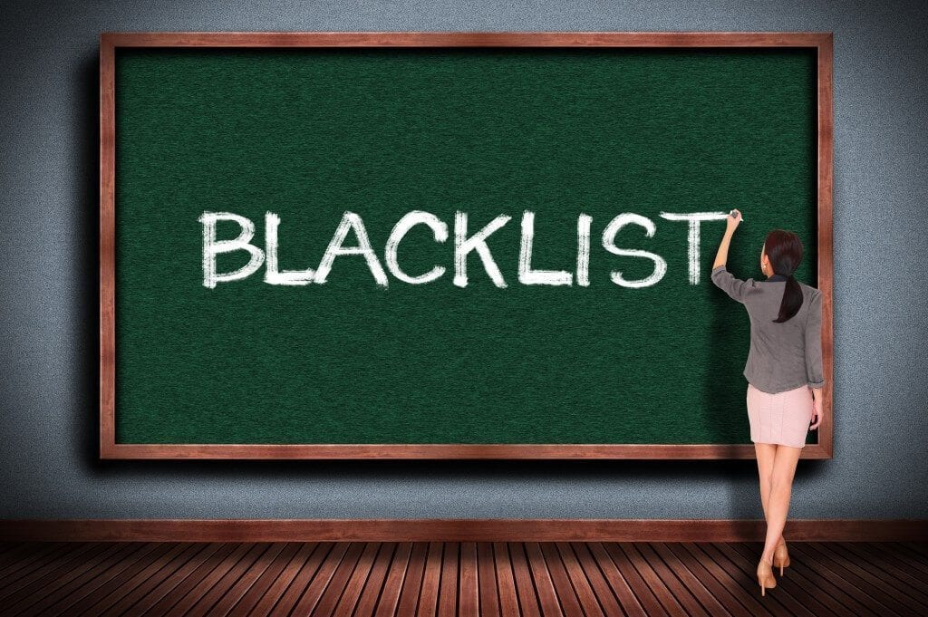 google blacklist
