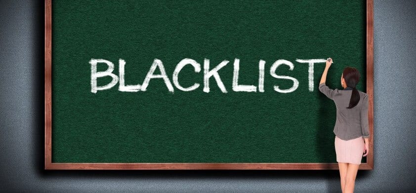 google blacklist