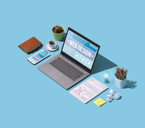 setting up to create a custom web design