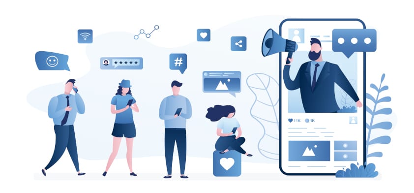 Calling on social media audiences