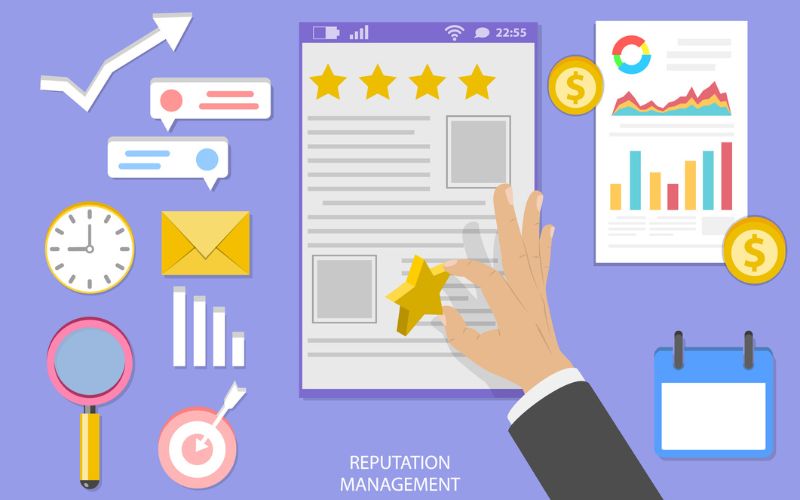 vector image of blog reputation award